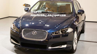 This is the 2012 Jaguar XF's new snout